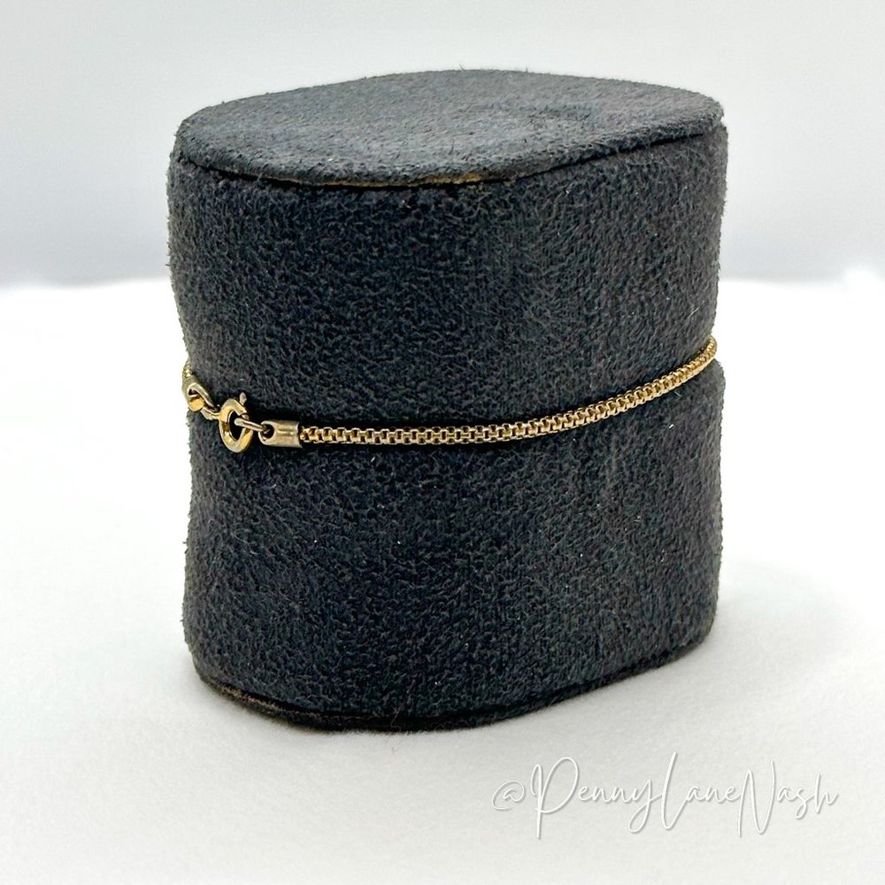 Vintage Single Rope Silver Chain Bracelet - Picture 3 of 4